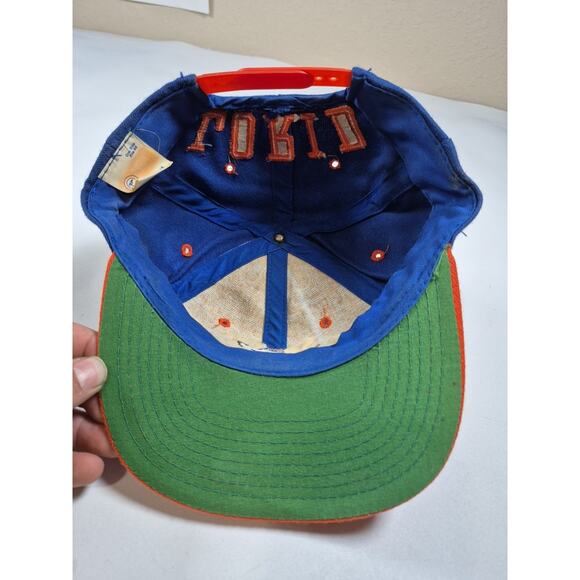 Vintage Florida Gators Orange And Blue Embroidered Spell Out Snapback Hat NWOT - Picture 5 of 6
